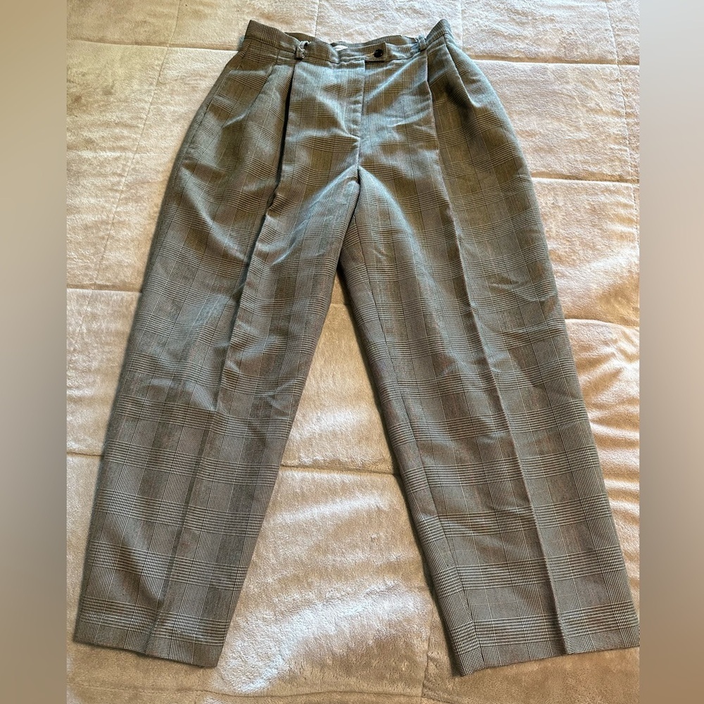 Classic Gray Women's Pleated Pants